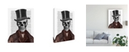 Trademark Global Fab Funky Skeleton Gentleman and Top Hat Canvas Art - 19.5" x 26"